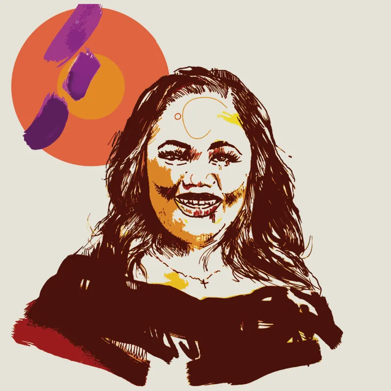 Illustrated portrait of Farren Cloete