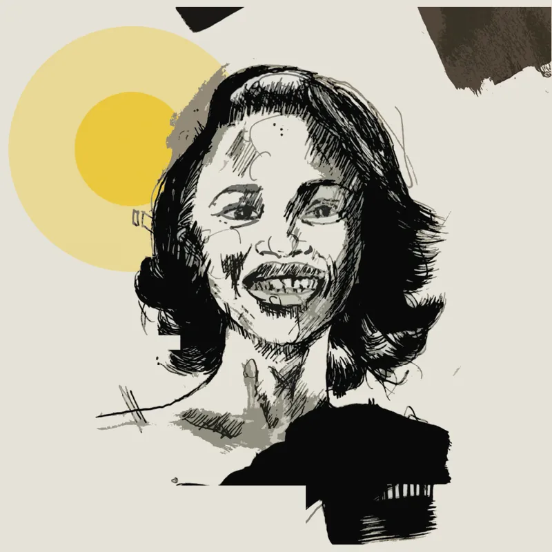 Illustrated portrait of Gloria Ngcobo