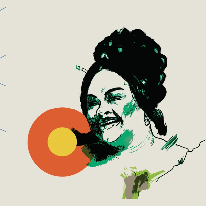 Illustrated portrait of Grace Mondlana