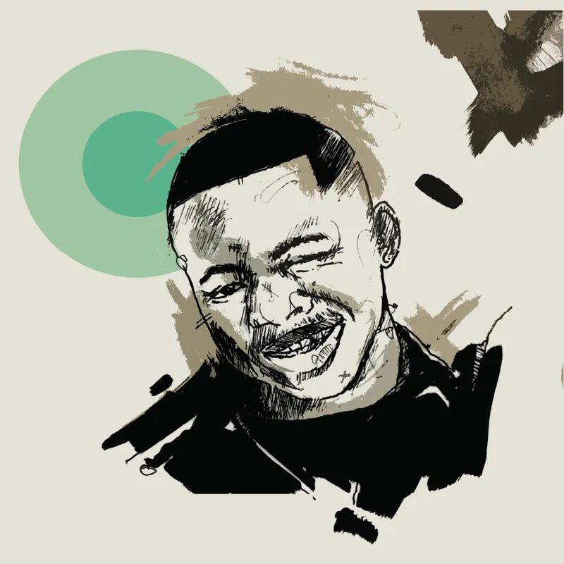 Illustrated portrait of Hlomani Nketane