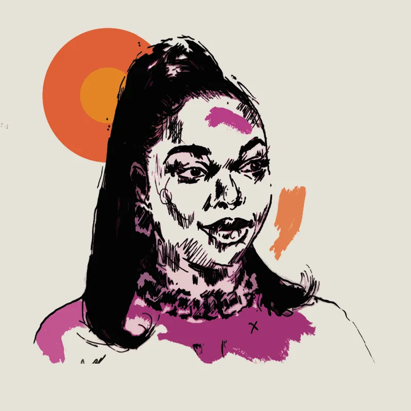 Illustrated portrait of Dr Katlego Selikane
