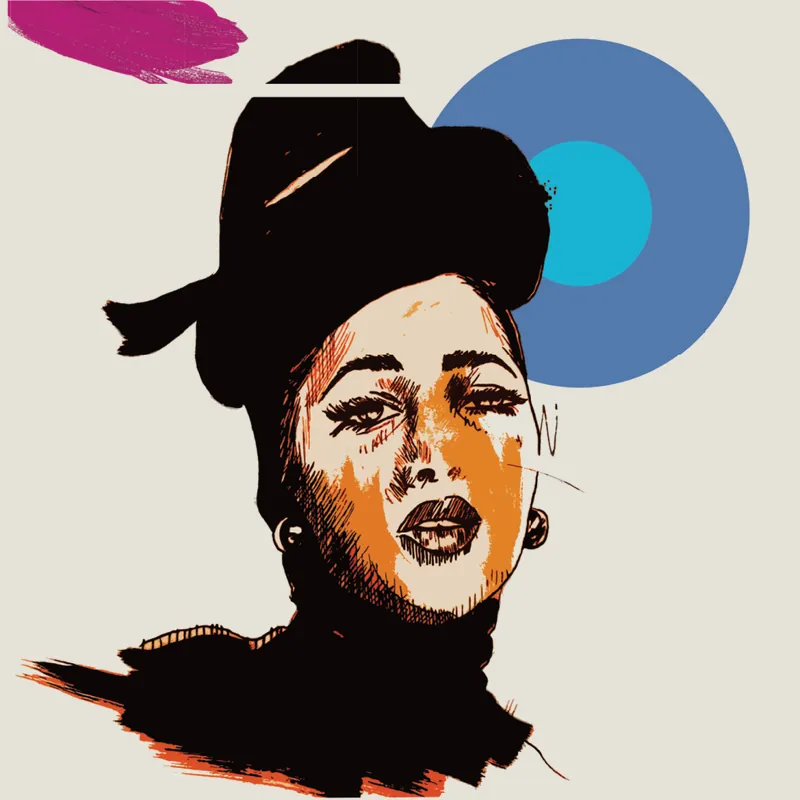 Illustrated portrait of Rasheeqah Karriem