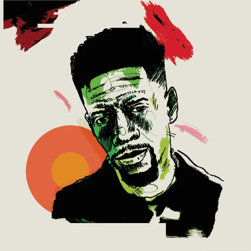 Illustrated portrait of Robot Boii