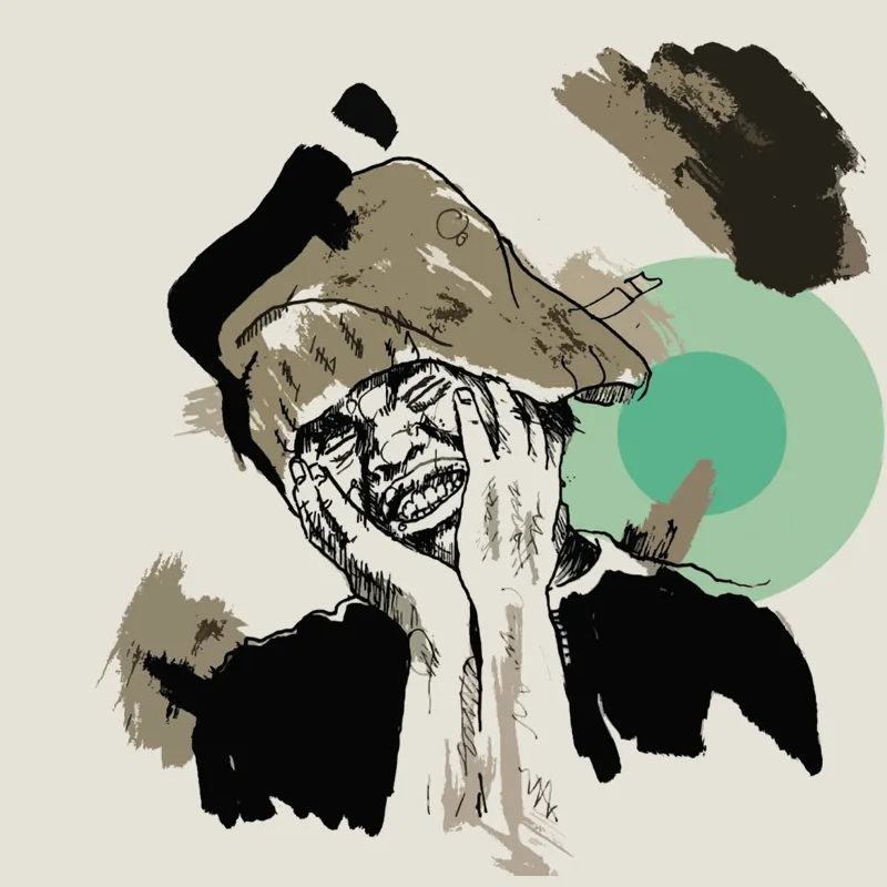 Illustrated portrait of Thando Vokwana