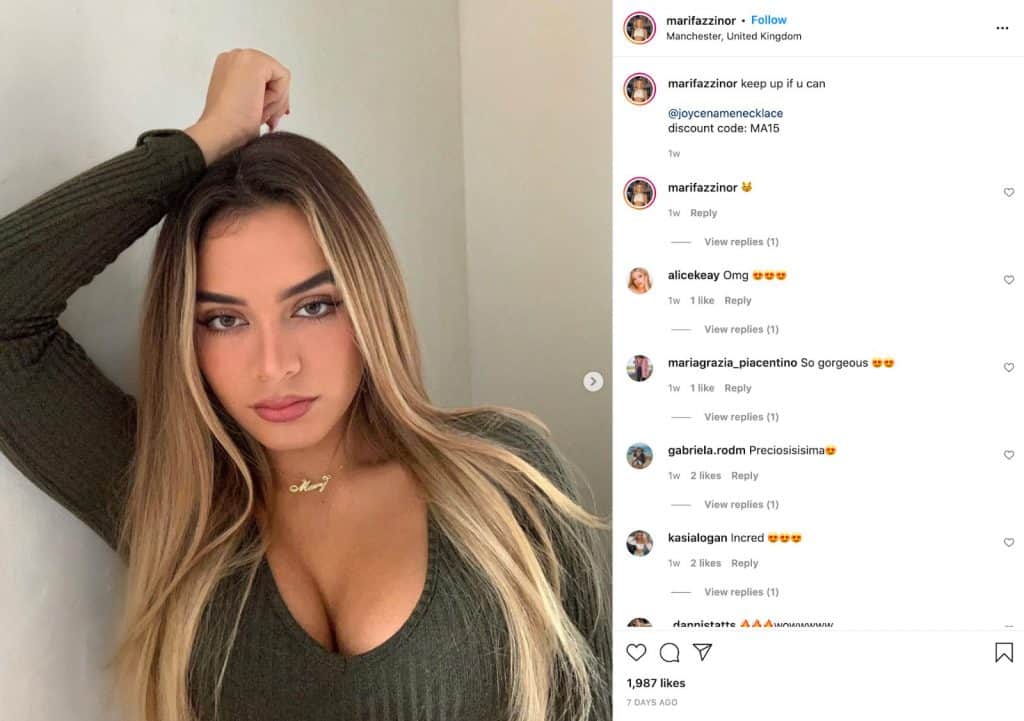 Instagram affiliate influencer