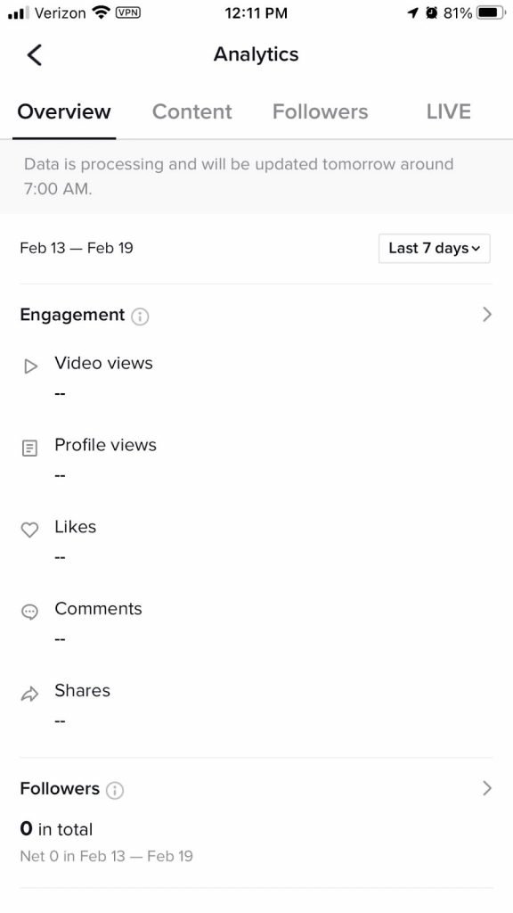tiktok analytics