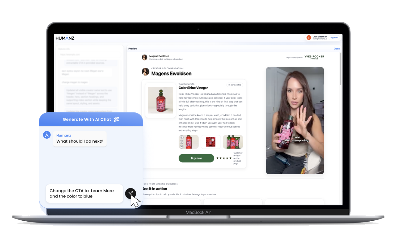 First Aid Beauty custom creator landing page — 'Scented Hydration. Jumbo Size.'